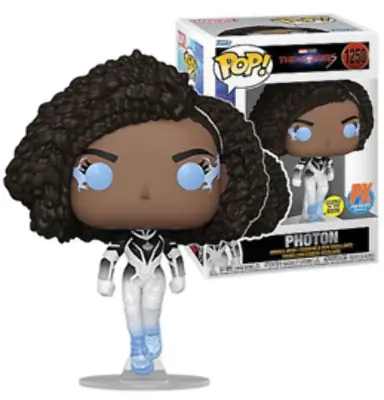 Funko POP Marvel The Marvels Photon GITD PX Predogled Exclusive 1250