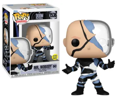 Funko POP Television DOOM PATROL Mr Nobody GITD Exclusive 1536