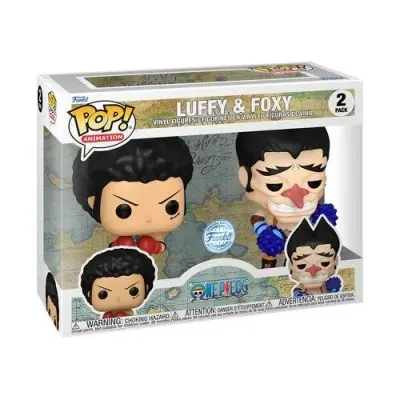 Funko POP Animation One Piece Luffy & Foxy 2Pack Exclusive