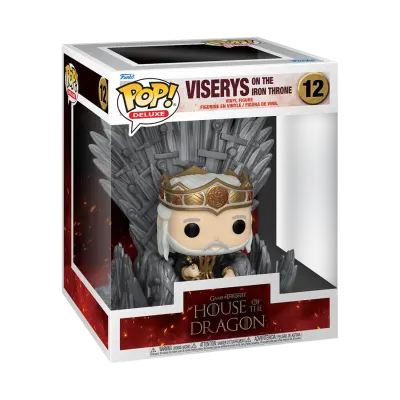 Funko POP Televizija HOUSE OF THE DRAGONS Deluxe Viserys on The Iron Throne 12