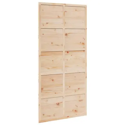 vidaXL Hlevska vrata 100x208 cm trdna borovina