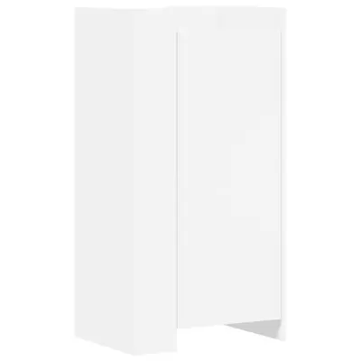 vidaXL Omarica za čevlje bela 52x37,5x100 cm inženirski les
