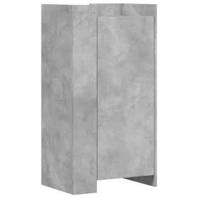 vidaXL Omarica za čevlje betonsko siva 52x37,5x100 cm inženirski les