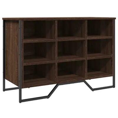 vidaXL Omarica za čevlje rjavi hrast 90x38x61,5 cm inženirski les