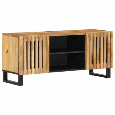 vidaXL TV omarica 105x34x46 cm trden robusten mangov les