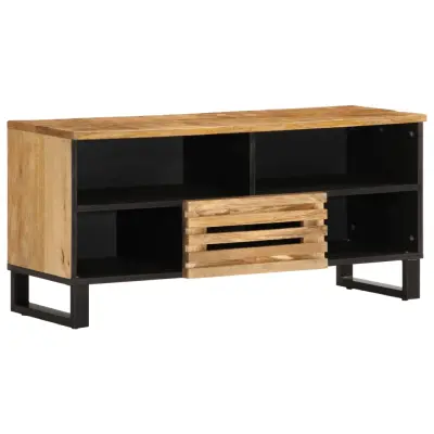 vidaXL TV omarica 100x34x46 cm trden robusten mangov les