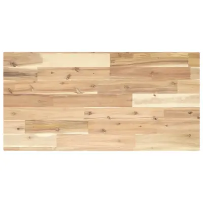 vidaXL Viseča polica 100x40x2 cm neobdelan trden akacijev les