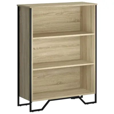 vidaXL Knjižna omara sonoma hrast 80x31x106 cm inženirski les