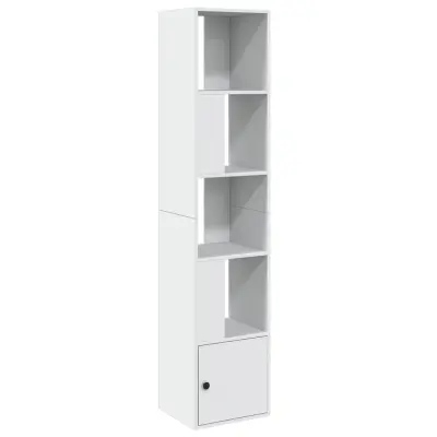 vidaXL Knjižna omara bela 40x36x189 cm inženirski les