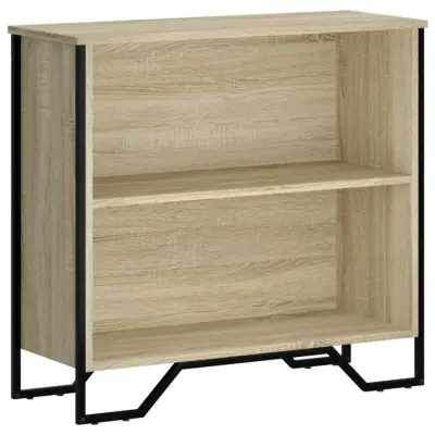 vidaXL Knjižna omara sonoma hrast 80x31x74,5 cm inženirski les