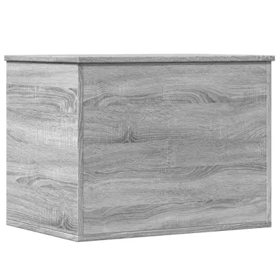 vidaXL Škatla za shranjevanje siva sonoma 60x42x46 cm inženirski les