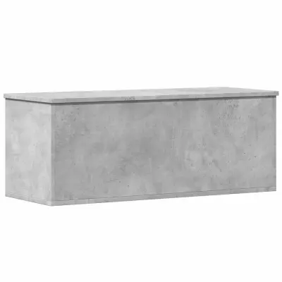 vidaXL Škatla za shranjevanje betonsko siva 90x35x35 cm inženirski les