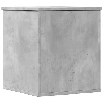 vidaXL Škatla za shranjevanje betonsko siva 40x42x46 cm inženirski les