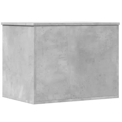 vidaXL Škatla za shranjevanje betonsko siva 60x42x46 cm inženirski les