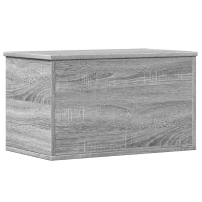 vidaXL Škatla za shranjevanje siva sonoma 60x35x35 cm inženirski les