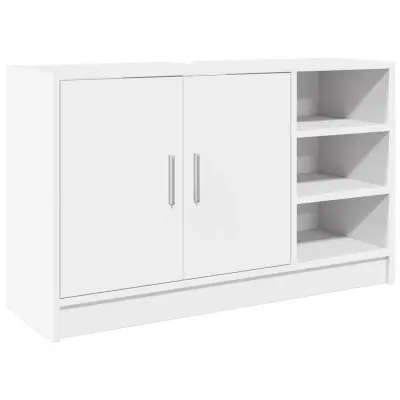 vidaXL Omarica za umivalnik bela 90x29x55 cm inženirski les