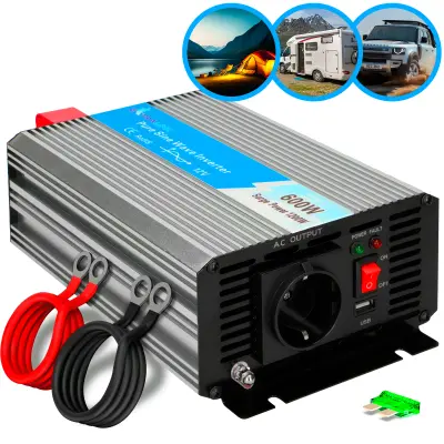 Extralink OPIP-600W | Pretvornik napetosti | avto 12V, 600W čisti sinus