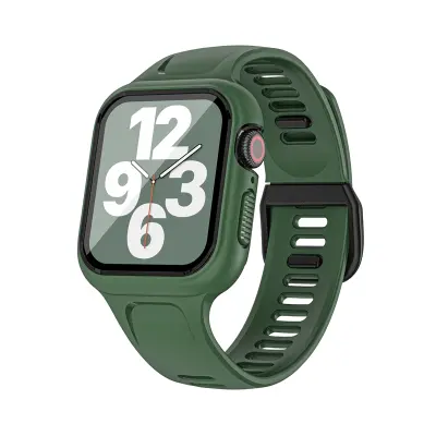 Pašček za uro z zaščito zaslona Black+Green
