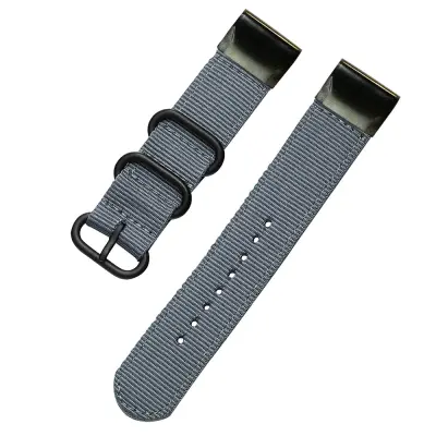 Najlonski pašček za uro Garmin Fenix 5X/6X 26 mm Grey