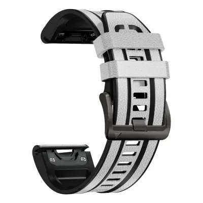 TPU pašček za uro Garmin Fenix7/6/5 22 mm White