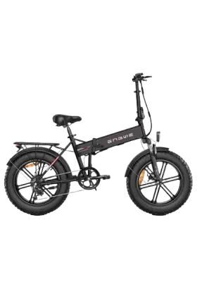 ENGWE EP-2 Pro Zložljivo električno kolo za odrasle, 20" 4.0 Fat Tire Dirt Bike, 750 W 48V 13AH, 110 km dosega - črna