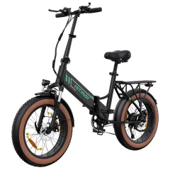 HITWAY BK20 E Bike Električno kolo 20'' debelo zložljivo e-kolo, 250W/48V/10,4Ah baterija, 35-90km, terensko gorsko kolo s 7 prestavami, mestno e-kolo
