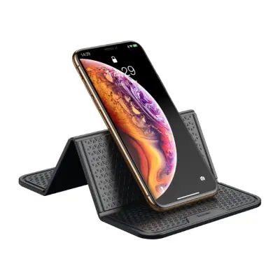 Baseus Folding Self-adhesive Smarthone & Device Nanopad Držalo na armaturni plošči (205 x 122 mm) Črna