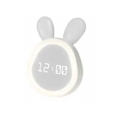 LED digitalna otroška budilka MARY'S v obliki zajčka s polnilno baterijo 1500 mAh