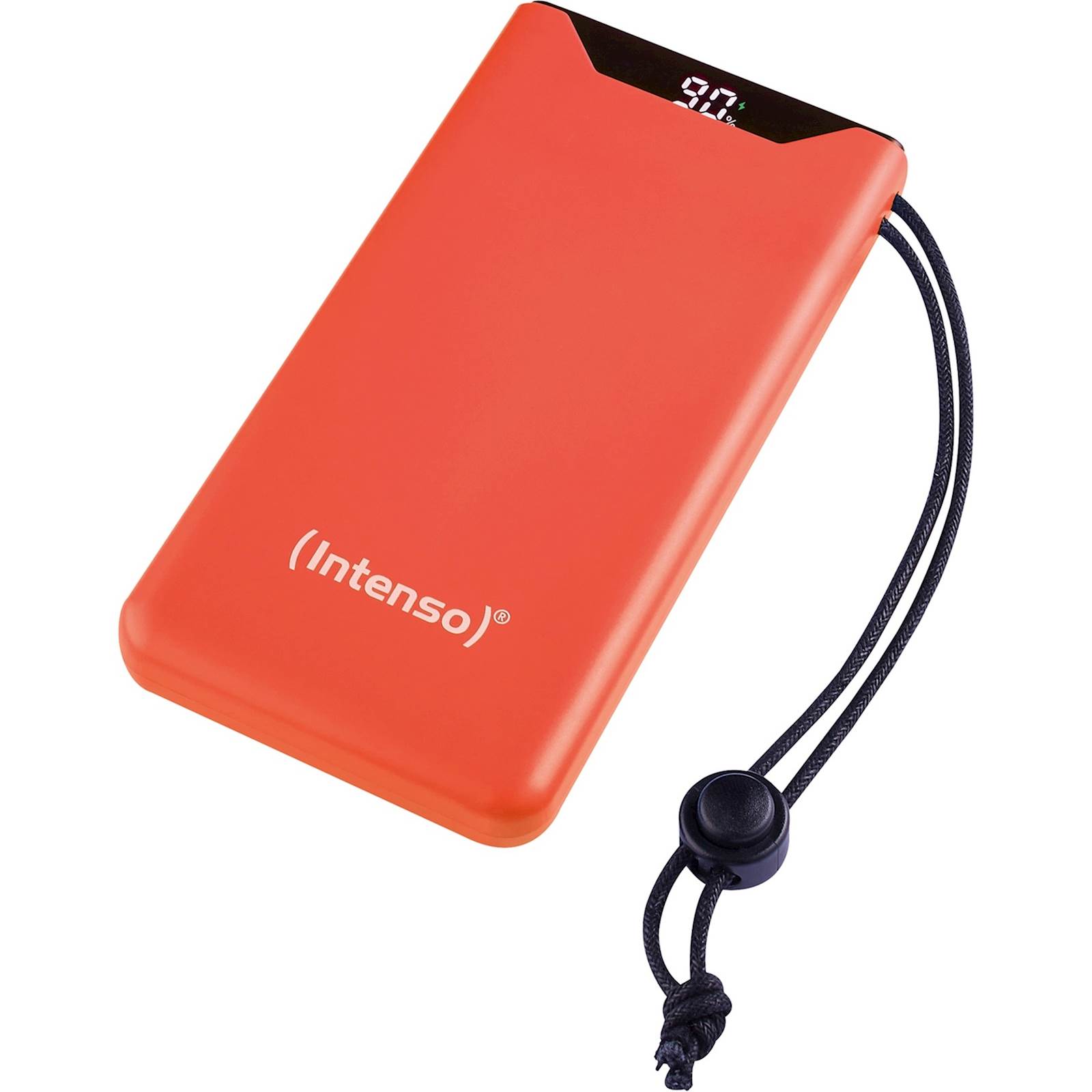 Intenso F10000, 10000 mAh, USB A QC, USB C PD oranžna prenosna baterija