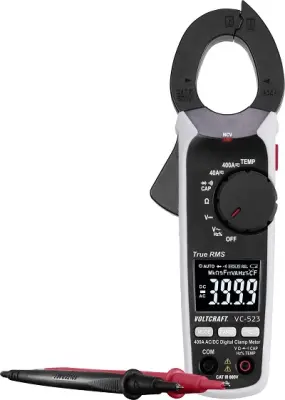 VOLTCRAFT VC-523 tokovne klešče  digitalni  CAT III 600 V Prikaz (štetje): 4000