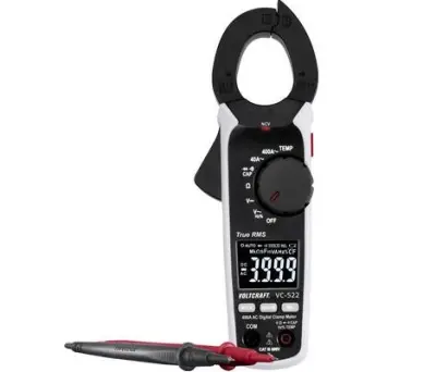 VOLTCRAFT VC-522 tokovne klešče  digitalni  CAT III 600 V Prikaz (štetje): 4000