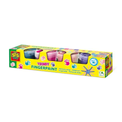 Barva za prste 4 trendovske barve x 110 ml