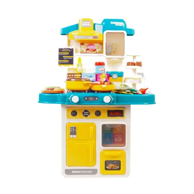 Aga4Kids Plastična kuhinja MR6132 Rumena/Modra