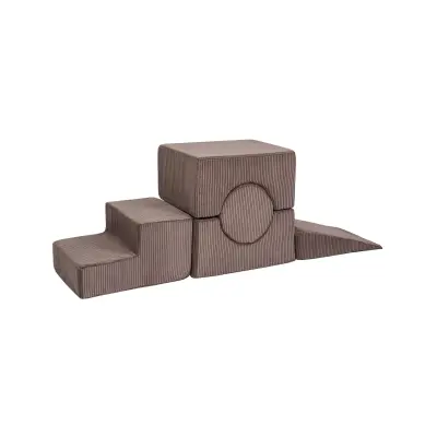 MeowBaby® Aesthetic Shape Set 5-elementi, Manšete, Rjav