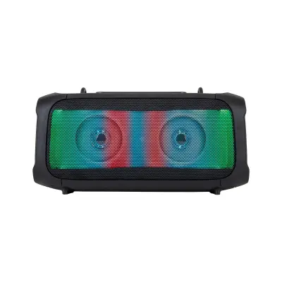 Prenosni aku. FM USB karaoke zvočnik Bluetooth LED RGB 8W Music Box GO + mikrofon