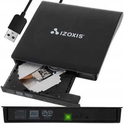 Prenosni zunanji pogon CD+DVD zapisovalnik USB 3.0