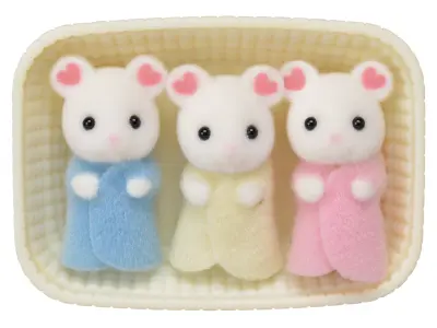 Trojčki marshmallow miši