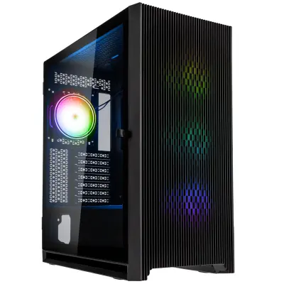 Črno ohišje Kolink Unity Side ARGB ATX