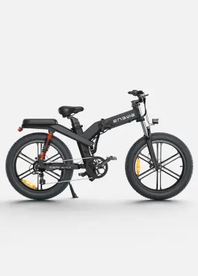 ENGWE X26 26-palčna zložljiva debela pnevmatika, električno kolo, 1000 W motor, 48 V, 19,2 Ah in 10 Ah, dvojna baterija, 25 km/h, trojno vzmetenje - č