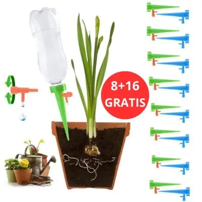 24-delni komplet za zalivanje rastlin | PLANTDROPS 8+16 GRATIS
