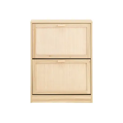 Ozko vhodno stojalo za čevlje z 2 vrati in 4 prostorsko varčnimi policami