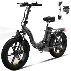 KOOLUX BK6S Fat Tire Zložljivo električno kolo 250W 48V 15Ah 35-90km doseg - sivo