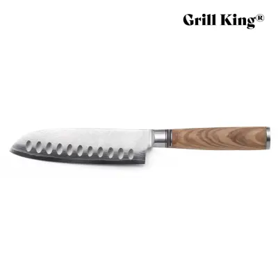 Grill King Damascus Santoku nož, 13 cm