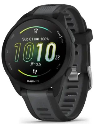 Pametna ura GARMIN Forerunner 165, črna/siva