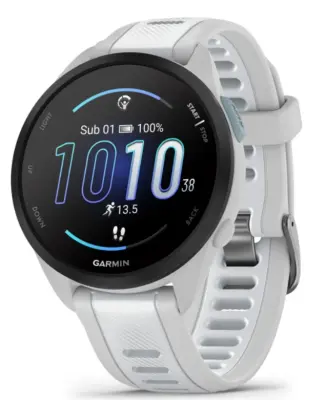 Pametna ura GARMIN Forerunner 165, siva (mist grey/whitestone)