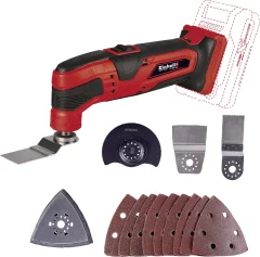 Einhell TC-MG 18 Li-Solo Power X-Change 4465170 akumulatorsko večnamensko orodje       Število vključenih akumulatorjev 0