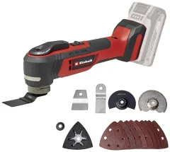 Einhell TP-MG 18 Li BL 4465190 akumulatorsko večnamensko orodje brezkrtačni, brez akumulatorja, brez polnilca , vklj. oprema Število vključenih akumul