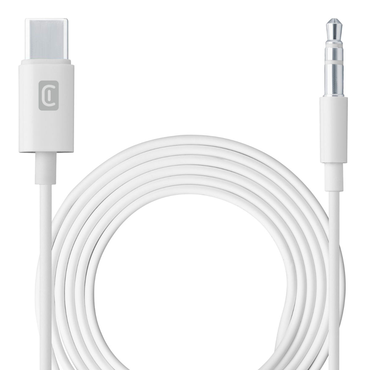 Cellularline Kabel, ACL, Audio, 3.5mm (M) na USB-C (M), 100cm, Bijeli