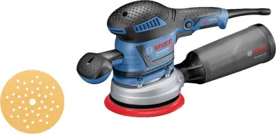 Bosch Professional ekscentrični brusilnik GEX 40-150 z 1 x brusnim listom z več luknjami C470 Bosch Professional 060137B202 ekscentrični brusilnik 400