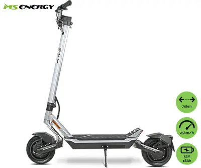 Električni skiro MS ENERGY FLARE X, 2 x 800 W, do 70 km, črn (Midnight Chrome)
